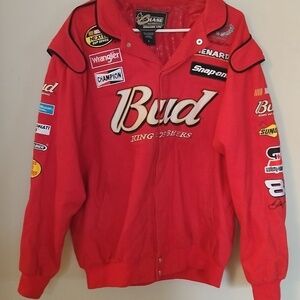 Chase Dale Earnhardt Jr Budweiser Nascar Jacket